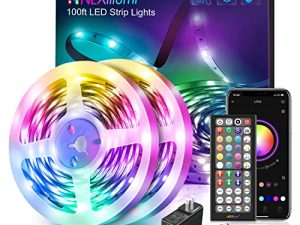 Nexillumi Bande lumineuse LED de 100 pieds