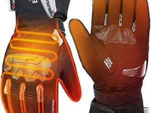 kemimoto Gants de moto chauffants pour homme