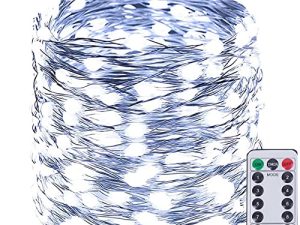 SANJICHA 66Ft 200LED Guirlande Lumineuse Extérieur/Intérieur