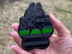 eVerHITCH Drapeau américain en métal Dog Paw