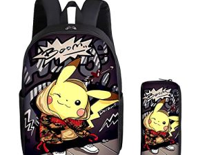 RUVNSR 2PCS Anime Sac à Dos avec