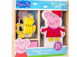 Puzzle d'habillage magnétique en bois Peppa Pig