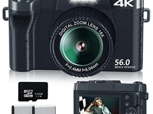 Appareil photo numérique 4K pour la photographie
