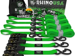 Sangles d'arrimage à cliquet RHINO USA (4PK)