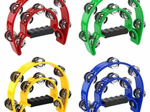 Lot de 4 tambourins de 22