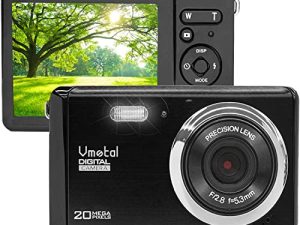 Appareil photo numérique 1080P 20MP HD rechargeable