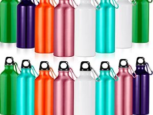 16 Pcs Aluminium Bouteille d'eau 17 oz