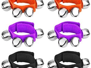 Augshy 6Pcs Poignet Jingle Bells Bracelets Jingle