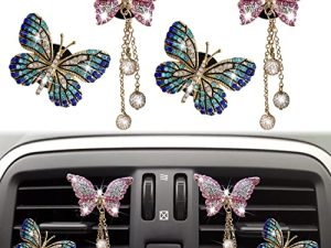 Bling Butterfly Air Vent Clips