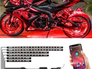 FCPVHOY Kit d'éclairage LED pour moto