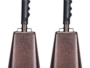Lot de 2 cloches en acier de