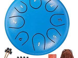 Steel Tongue Drum 8 Notes 6 Pouces