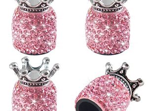Sikawai Crown Bling Valve Stem Caps Tire