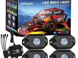 Nilight RGB LED Rock Lights Kit