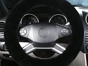 Housse de volant de voiture en laine