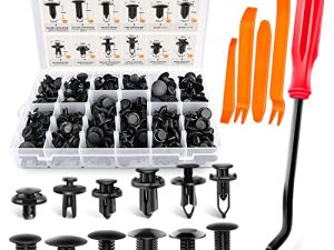 GOOACC Lot de 240 clips de fixation