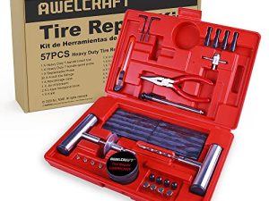 AWELCRAFT Kit d'outils de réparation de pneus