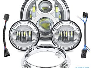 VZ4X4 Phare LED 7 pouces avec kit