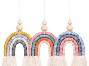3 Pièces Boho Arc-en-Ciel Charme de Voiture