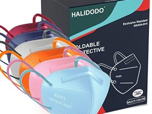 HALIDODO Lot de 60 masques KN95 emballés