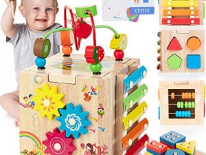 Cube d'activités en bois Bravmate | Jouets