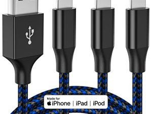 Chargeur iPhone certifié MFi Lot de 3
