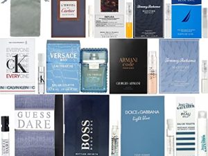 12 flacons d'échantillons de Cologne pour hommes
