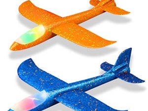 Lot de 2 avions légers à LED