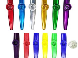 Fartime Lot de 6 Kazoos en métal