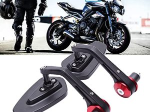 Rétroviseur de moto 7/8 "22mm guidon fin