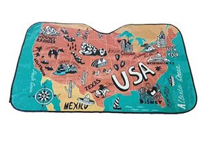 DPIST États-Unis Amérique Carte pare-brise de voiture