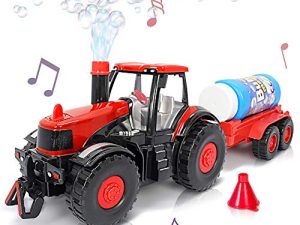 ArtCreativity Tracteur agricole à bulles avec lumières