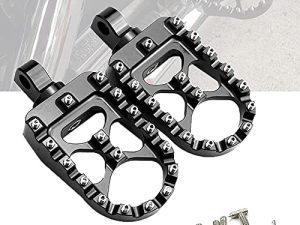 StarknightMT CNC Wide Fat Repose-pieds 360° Rotation