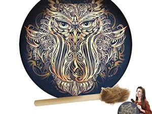 Bel Art Shamans Tambour Hibou Âme Basse