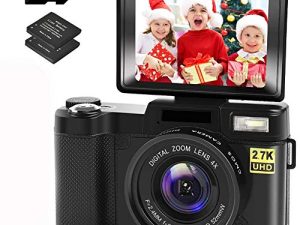 CEDITA Appareil photo numérique Vlogging Camera avec