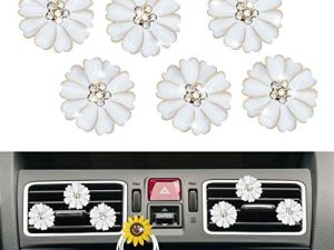 6 Pcs Daisy Air Vent Clips