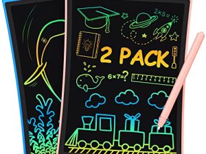 Bravokids Lot de 2 tablettes d'écriture LCD