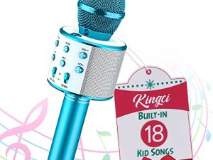 Kingci Microphone karaoké pour enfants