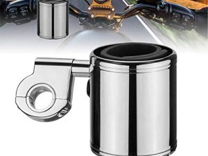 Support de guidon de moto chromé