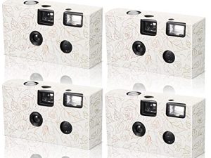 Zhengmy Lot de 4 appareils photo jetables