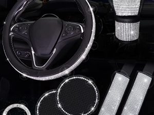 ToBeQueen Bling Accessoires de voiture pour femme