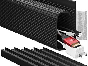 EVEO Cable Management 96'' J Channel-6 Pack