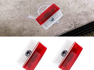 2pcs lumières de logo de porte de