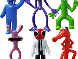 BoneKnight Rainbow Friends Figurines de jeu (6