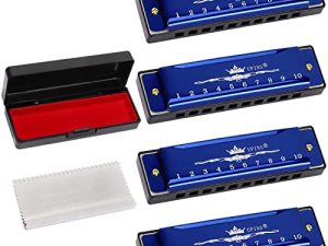 UPINS 4PCS Clé de C Blues 10