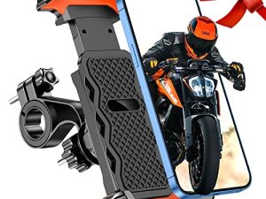 Zewdov Support de téléphone de vélo rotatif