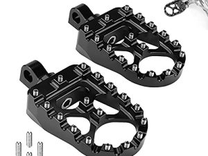 KEMIMOTO Repose-pieds larges CNC pour Dyna Sportster