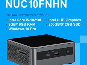 Mini PC de bureau Intel NUC10 NUC10i5FNHN