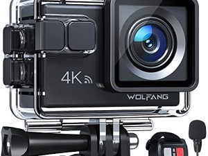 WOLFANG GA100 Action Camera 4K 20MP Étanche