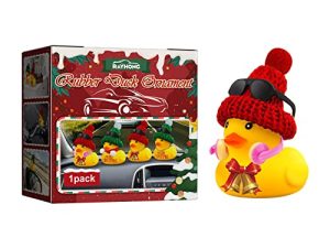 Ornement de canard en caoutchouc pour voiture